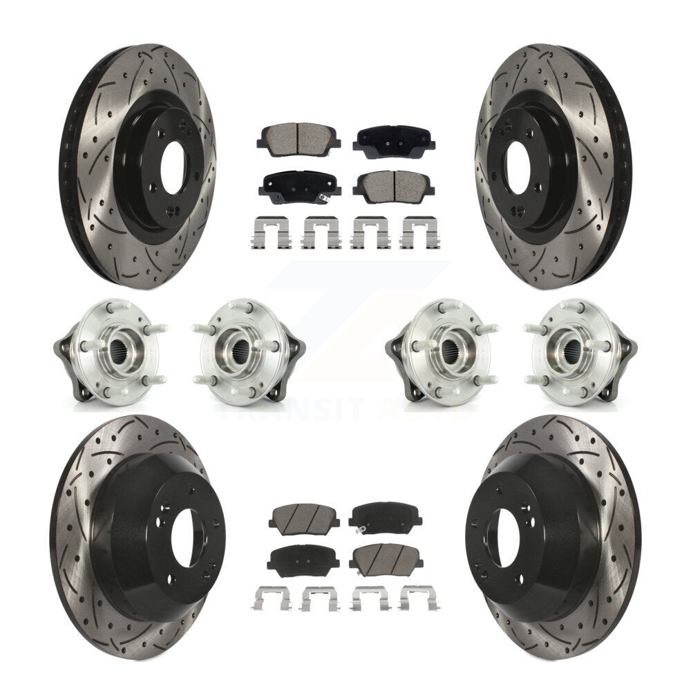 Transit Auto KBB-128874 Wheel Bearing and Hub Assembly for 2013-2015 Kia Sorento, Hyundai Santa Fe Sport - Front and Rear product image