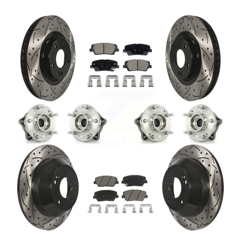 Transit Auto KBB-128874 Wheel Bearing and Hub Assembly for 2013-2015 Kia Sorento, Hyundai Santa Fe Sport - Front and Rear product image
