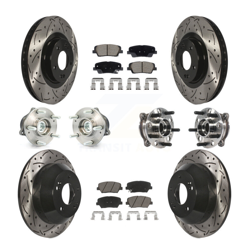 Transit Auto KBB-128875 Wheel Bearing and Hub Assembly for 2015-2016 Hyundai Santa Fe Sport - Front and Rear product image