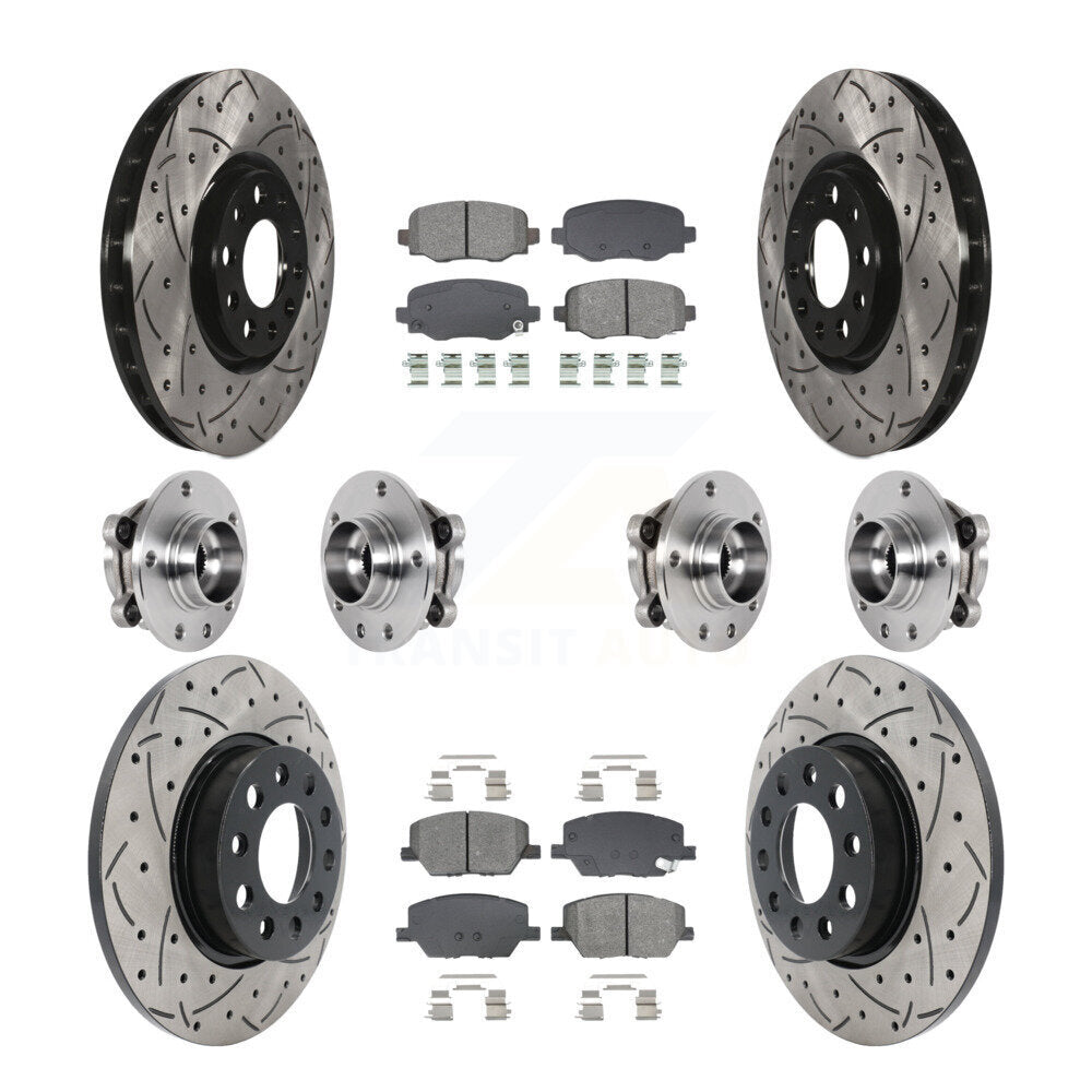 Transit Auto KBB-128889 Wheel Bearing and Hub Assembly for 2015-2021 Fiat 500X, Jeep Renegade - Front and Rear product image