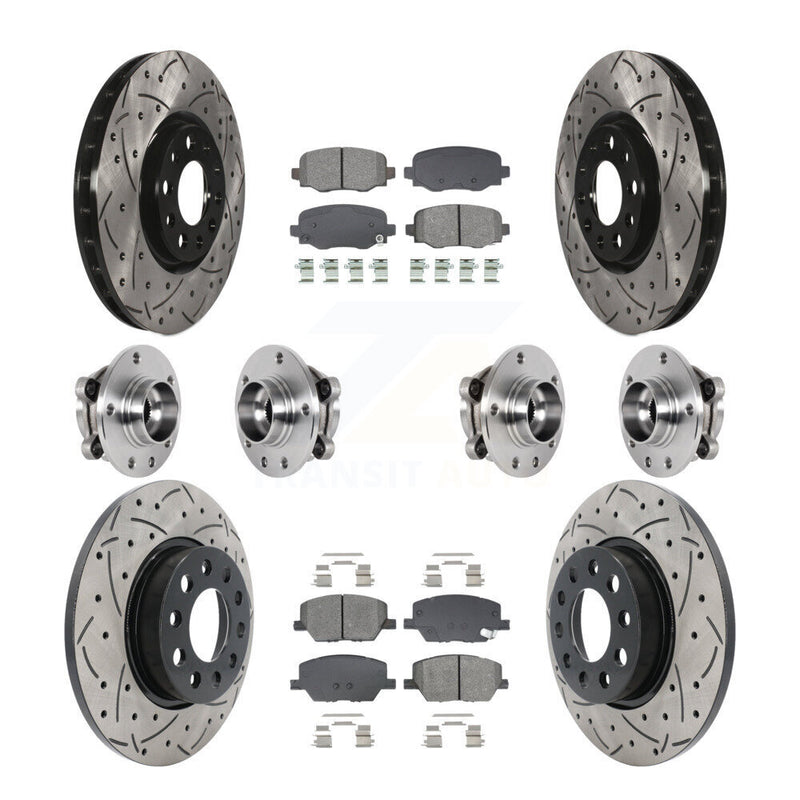 Transit Auto KBB-128889 Wheel Bearing and Hub Assembly for 2015-2021 Fiat 500X, Jeep Renegade - Front and Rear product image