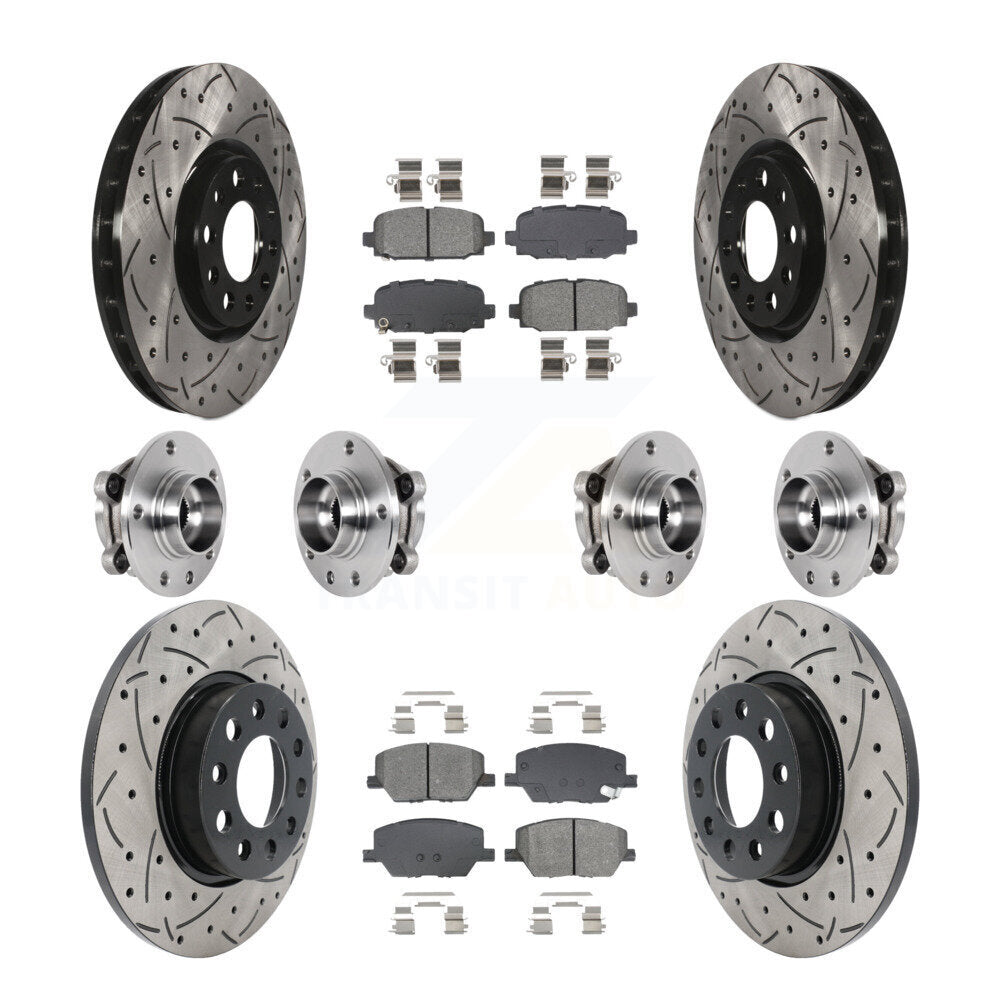 Transit Auto KBB-128890 Wheel Bearing and Hub Assembly for 2018-2019 Jeep Compass - Front and Rear product image