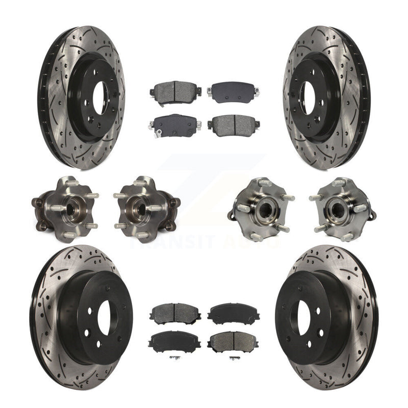 Transit Auto KBB-128891 Wheel Bearing and Hub Assembly for 2019 Nissan Rogue Sport - Front and Rear product image