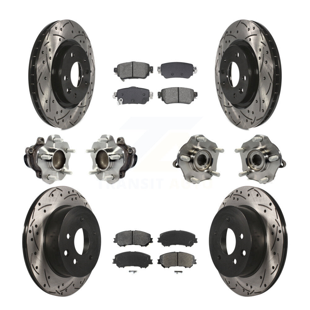 Transit Auto KBB-128892 Wheel Bearing and Hub Assembly for 2019 Nissan Rogue Sport - Front and Rear product image