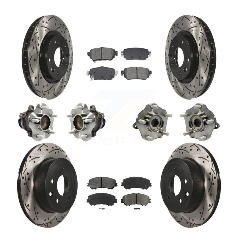 Transit Auto KBB-128892 Wheel Bearing and Hub Assembly for 2019 Nissan Rogue Sport - Front and Rear product image