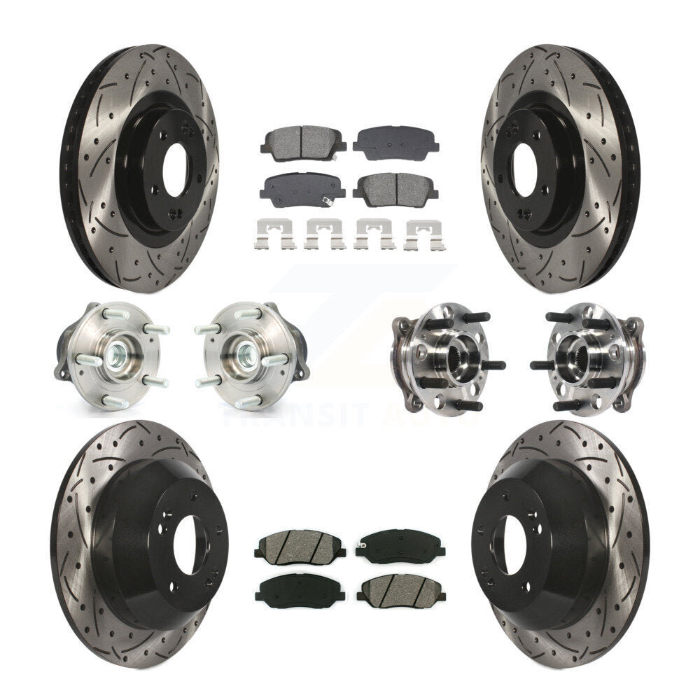Transit Auto KBB-128895 Wheel Bearing and Hub Assembly for 2015-2016 Hyundai Santa Fe XL, Hyundai Santa Fe - Front and Rear product image