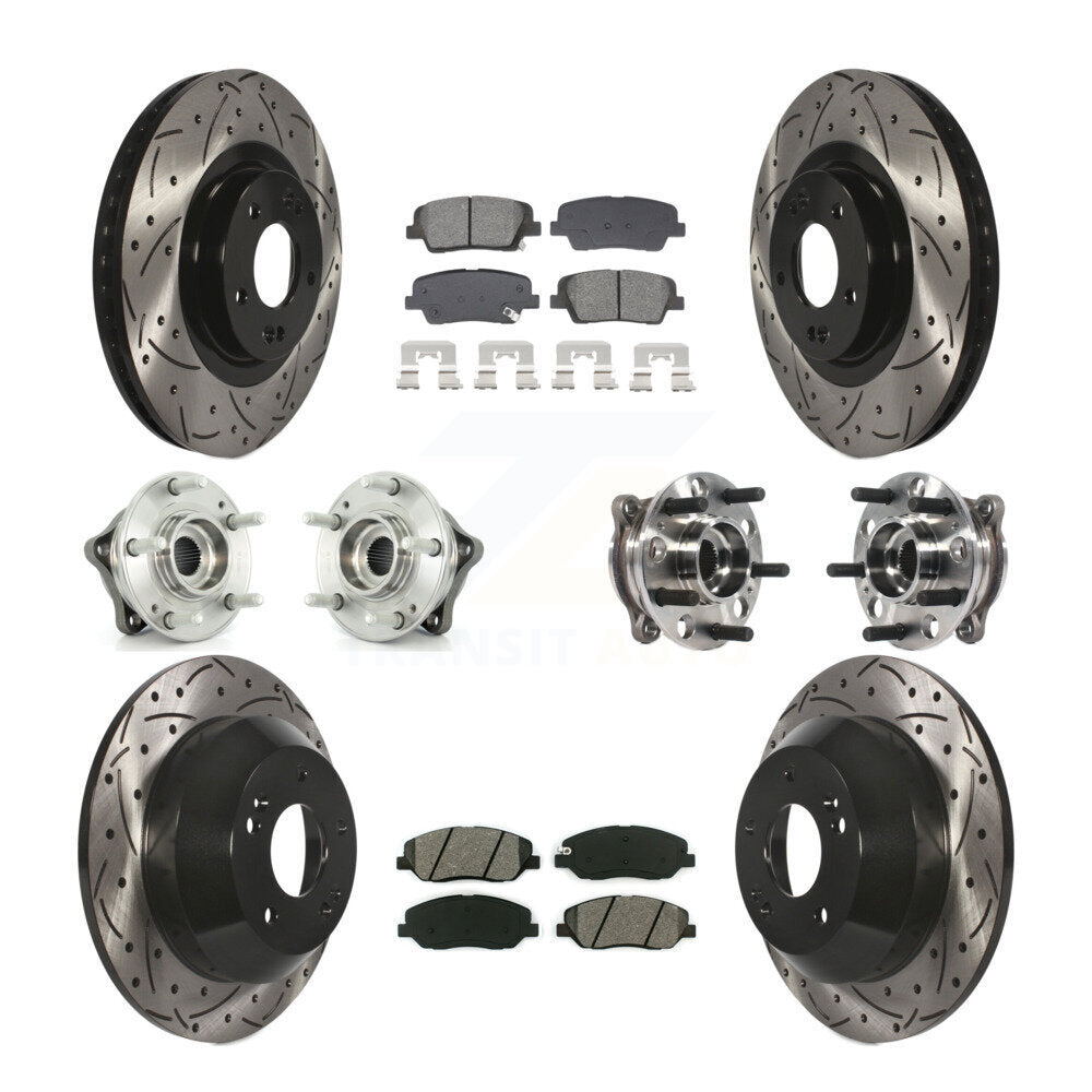 Transit Auto KBB-128896 Wheel Bearing and Hub Assembly for 2015-2016 Hyundai Santa Fe XL, Hyundai Santa Fe - Front and Rear product image