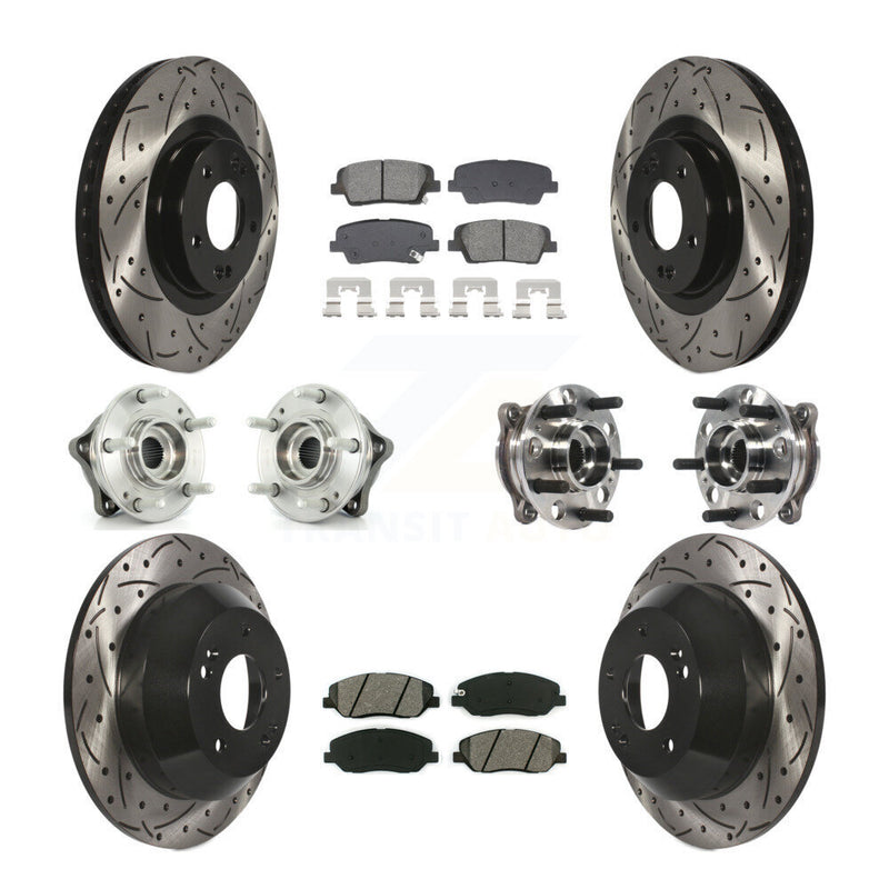 Transit Auto KBB-128896 Wheel Bearing and Hub Assembly for 2015-2016 Hyundai Santa Fe XL, Hyundai Santa Fe - Front and Rear product image