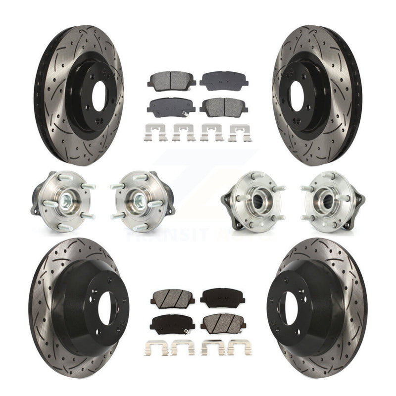Transit Auto KBB-128898 Wheel Bearing and Hub Assembly for 2013-2015 Kia Sorento, Hyundai Santa Fe Sport - Front and Rear product image