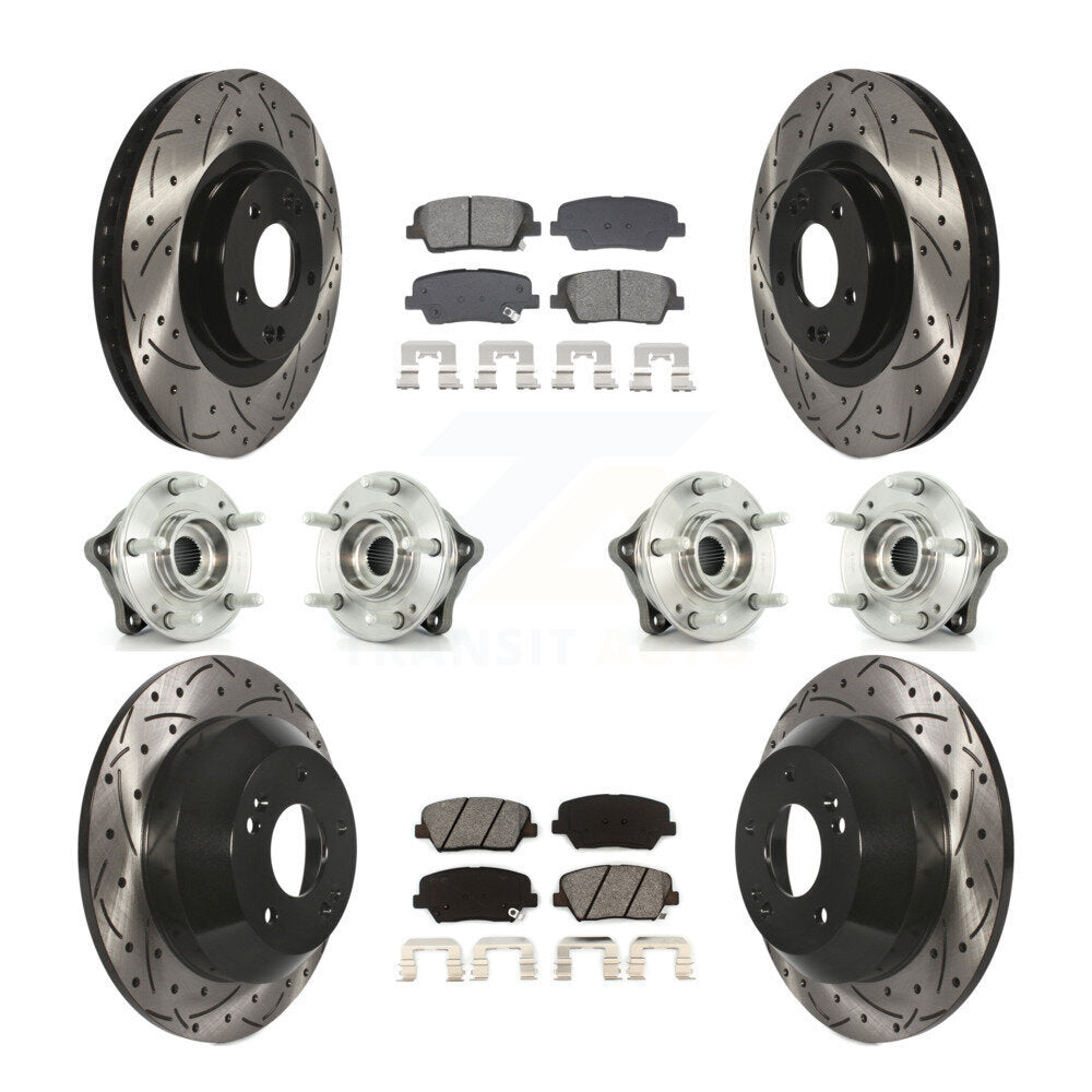 Transit Auto KBB-128899 Wheel Bearing and Hub Assembly for 2013-2015 Kia Sorento, Hyundai Santa Fe Sport - Front and Rear product image