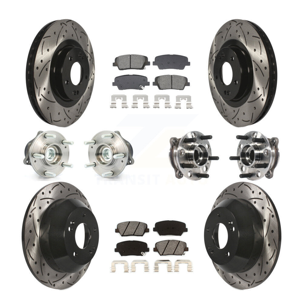 Transit Auto KBB-128900 Wheel Bearing and Hub Assembly for 2015-2016 Hyundai Santa Fe Sport - Front and Rear product image