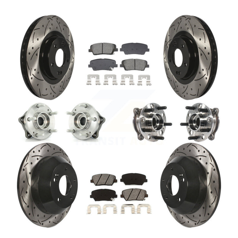 Transit Auto KBB-128901 Wheel Bearing and Hub Assembly for 2015-2016 Hyundai Santa Fe Sport - Front and Rear product image
