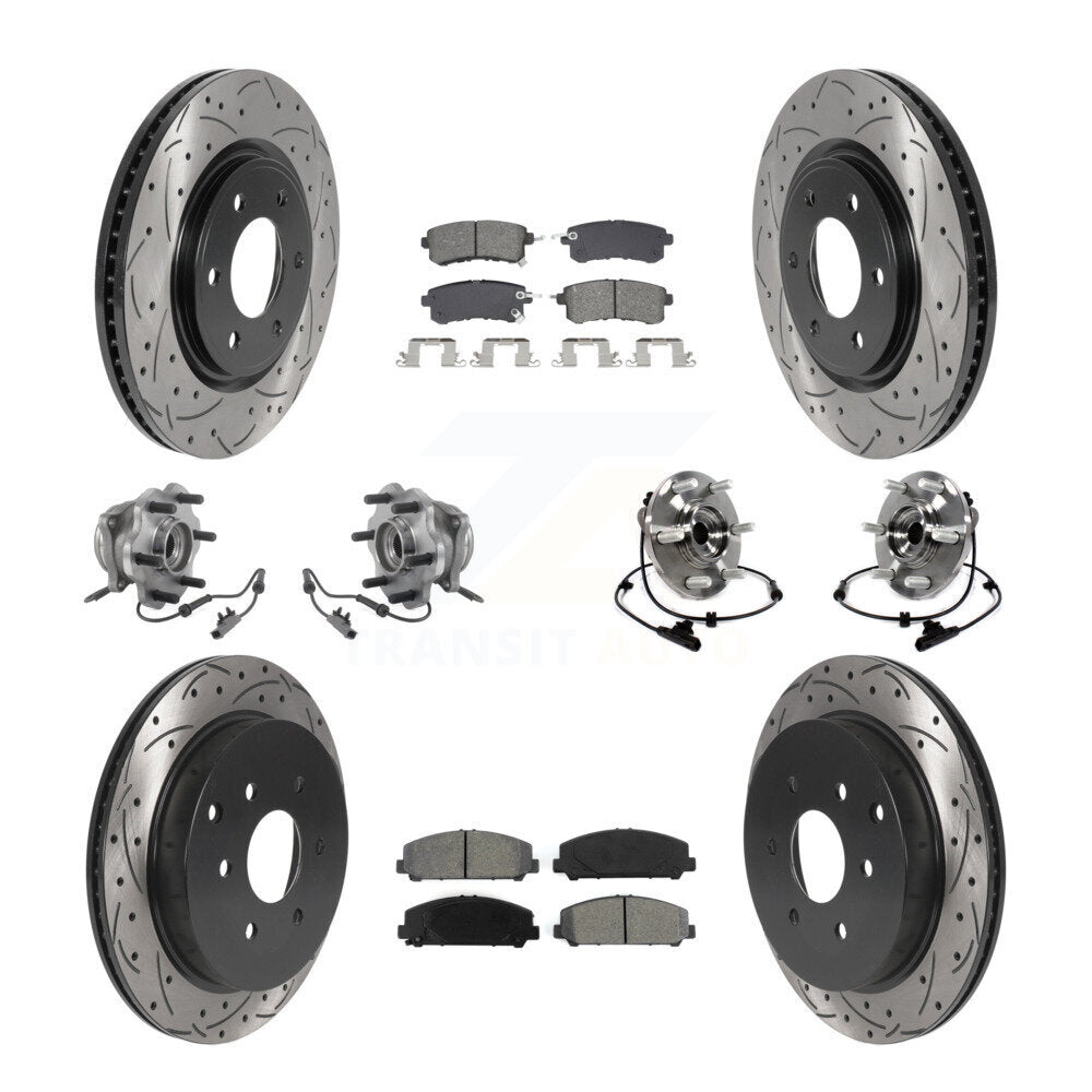 Transit Auto KBB-128902 Wheel Bearing and Hub Assembly for 2011-2023 Nissan Armada, INFINITI QX80, INFINITI QX56 - Front and Rear product image