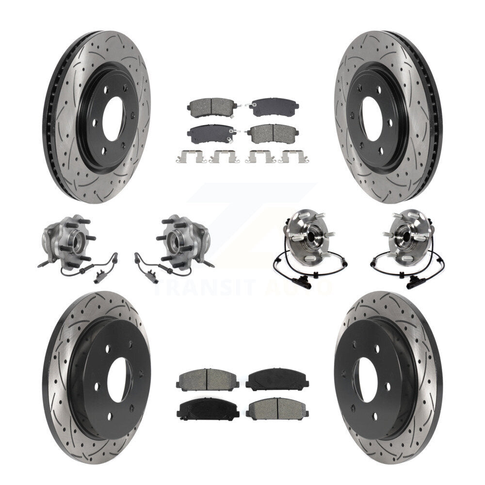 Transit Auto KBB-128903 Wheel Bearing and Hub Assembly for 2017-2019 Nissan Armada - Front and Rear product image