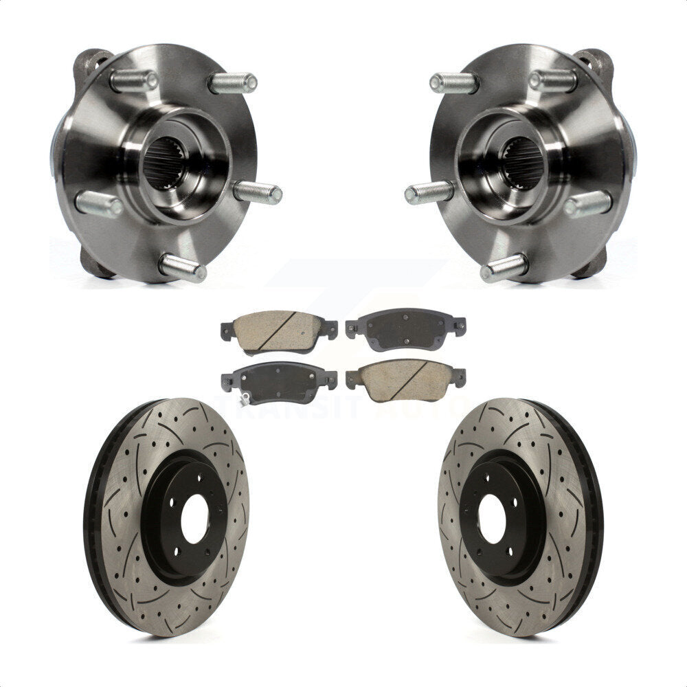 Transit Auto KBB-128930 Wheel Bearing and Hub Assembly for 2007-2015 INFINITI Q60, INFINITI G35 - Front product image