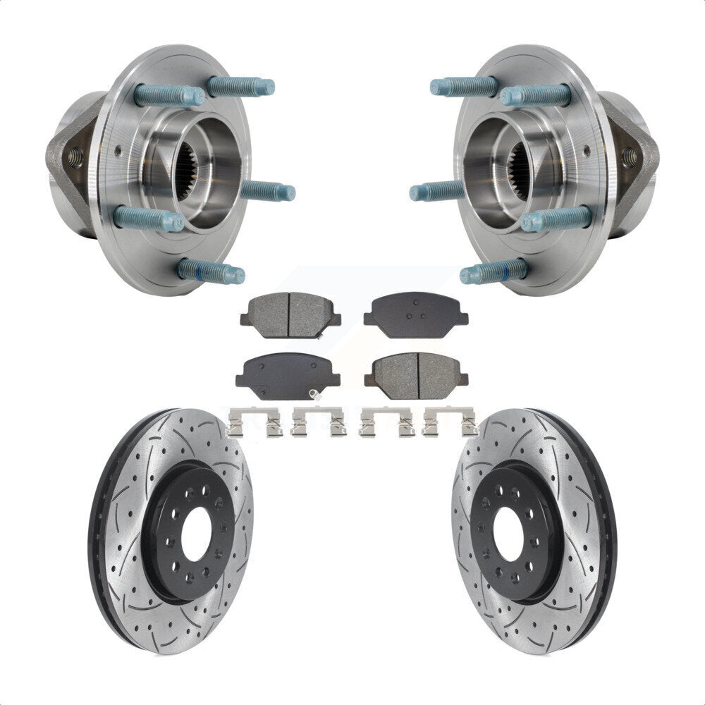 Transit Auto KBB-128948 Wheel Bearing and Hub Assembly for 2018-2020 Chevrolet Equinox, GMC Terrain - Front product image