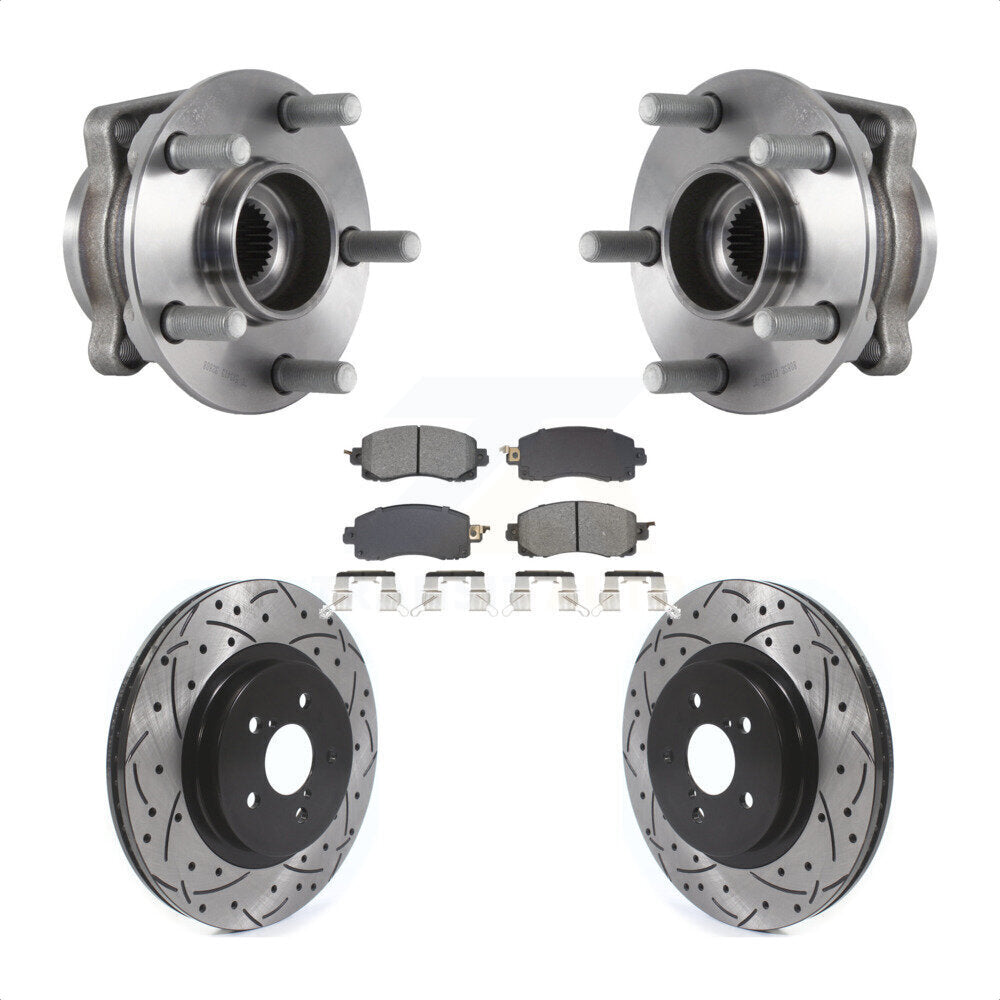 Transit Auto KBB-128954 Wheel Bearing and Hub Assembly for 2017-2023 Subaru Crosstrek, Subaru Impreza - Front product image