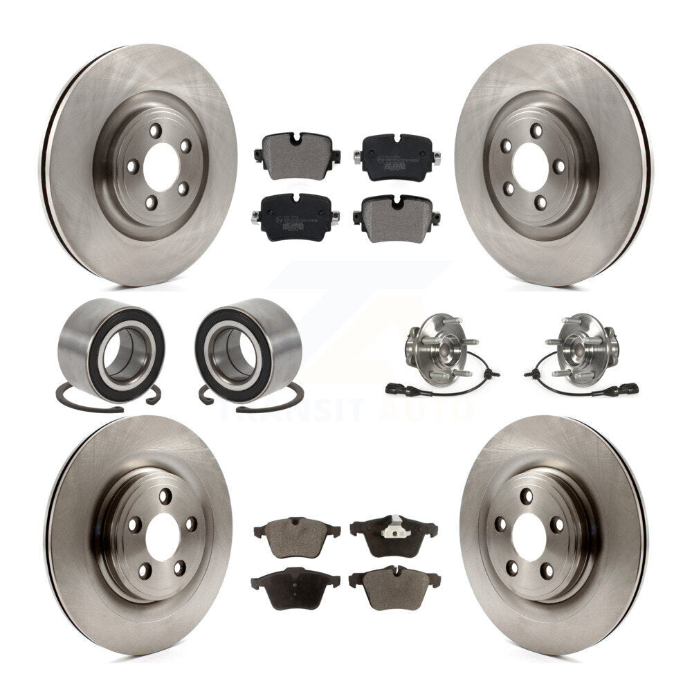Transit Auto KBB-128962 Wheel Bearing and Hub Assembly for 2016 Jaguar XJ - Front and Rear product image