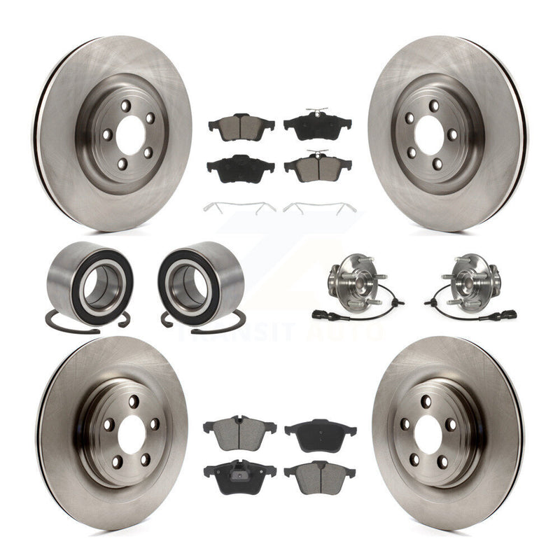 Transit Auto KBB-128972 Wheel Bearing and Hub Assembly for 2010-2016 Jaguar XJ, Jaguar XF, Jaguar XK - Front and Rear product image