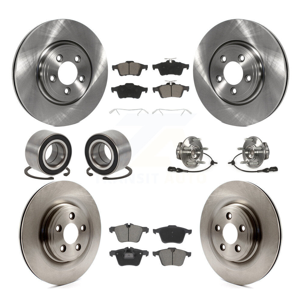 Transit Auto KBB-128973 Wheel Bearing and Hub Assembly for 2010 Jaguar XF - Front and Rear product image