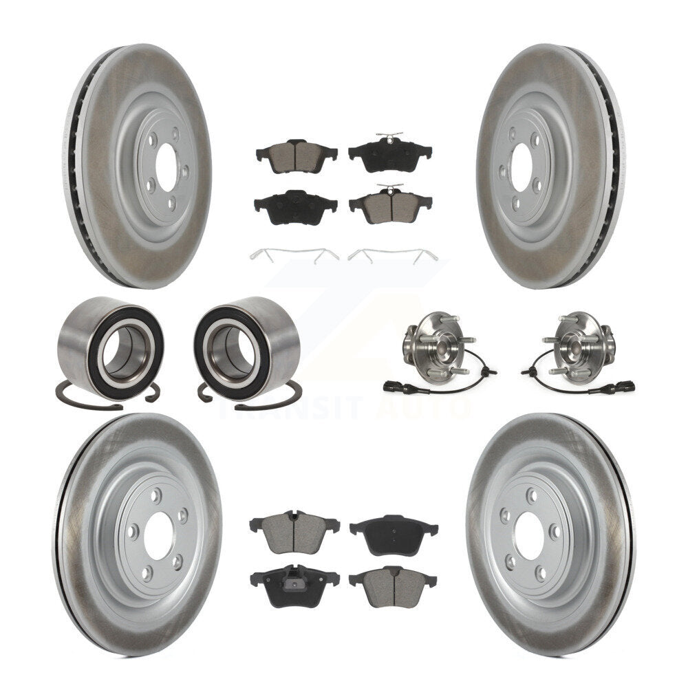 Transit Auto KBB-128978 Wheel Bearing and Hub Assembly for 2010-2016 Jaguar XJ, Jaguar XF, Jaguar XK - Front and Rear product image