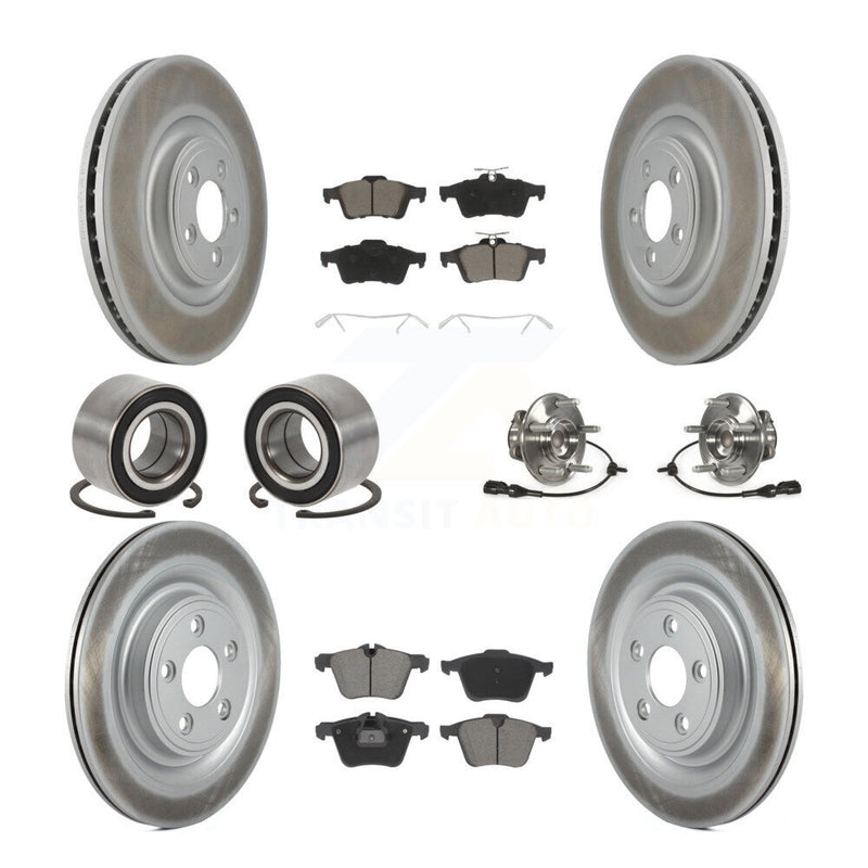 Transit Auto KBB-128978 Wheel Bearing and Hub Assembly for 2010-2016 Jaguar XJ, Jaguar XF, Jaguar XK - Front and Rear product image