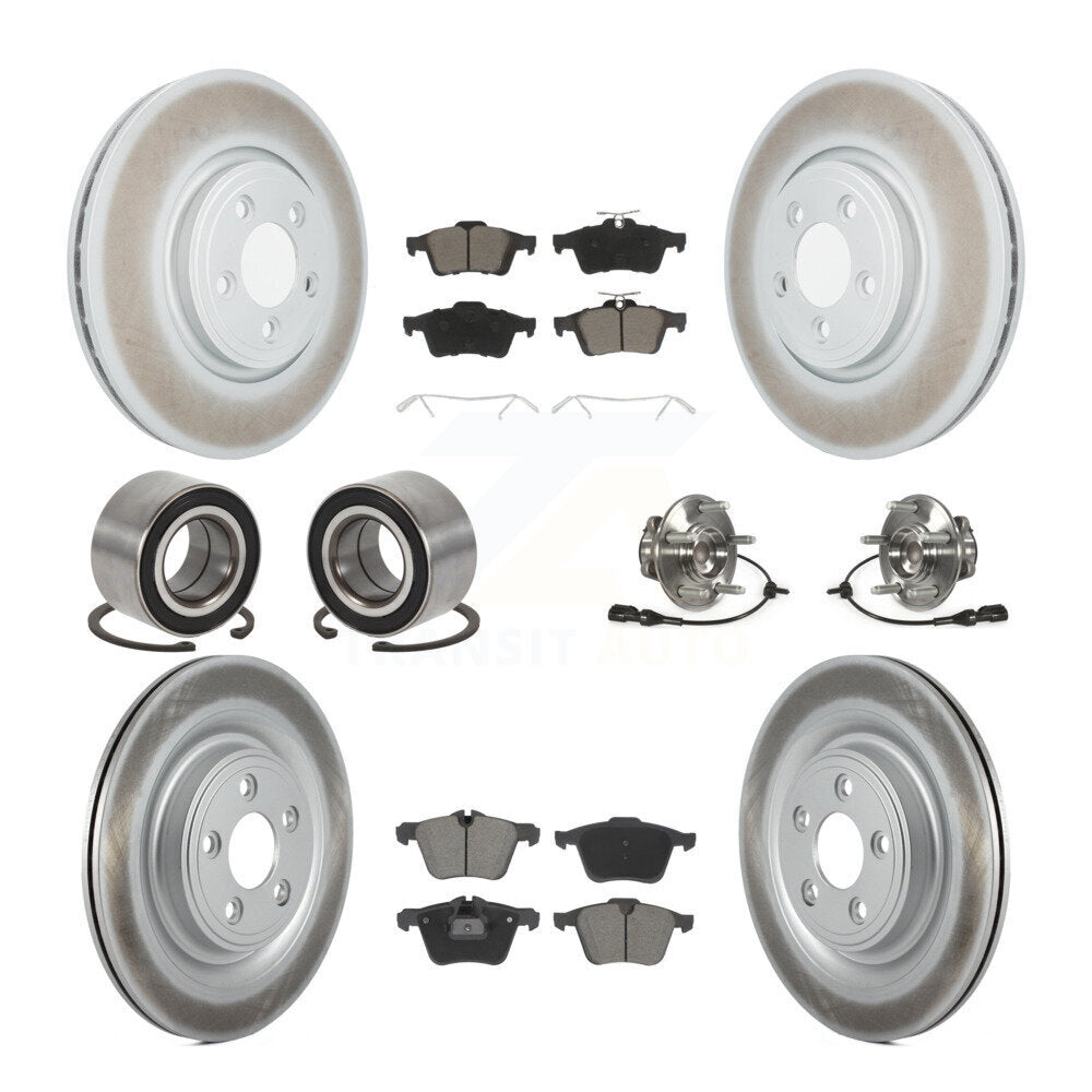Transit Auto KBB-128980 Wheel Bearing and Hub Assembly for 2010 Jaguar XF - Front and Rear product image