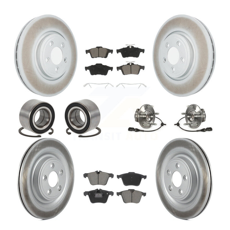 Transit Auto KBB-128980 Wheel Bearing and Hub Assembly for 2010 Jaguar XF - Front and Rear product image