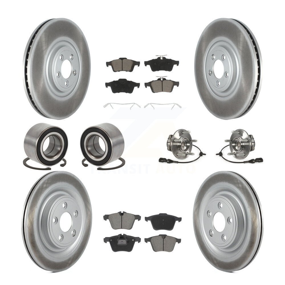 Transit Auto KBB-128981 Wheel Bearing and Hub Assembly for 2010 Jaguar XF - Front and Rear product image