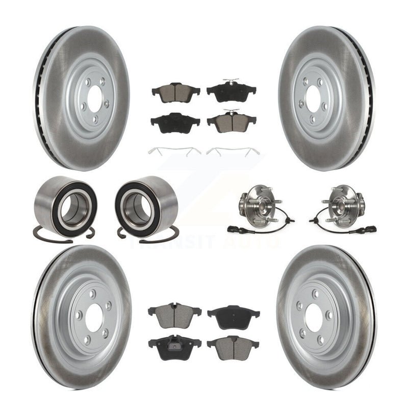 Transit Auto KBB-128981 Wheel Bearing and Hub Assembly for 2010 Jaguar XF - Front and Rear product image
