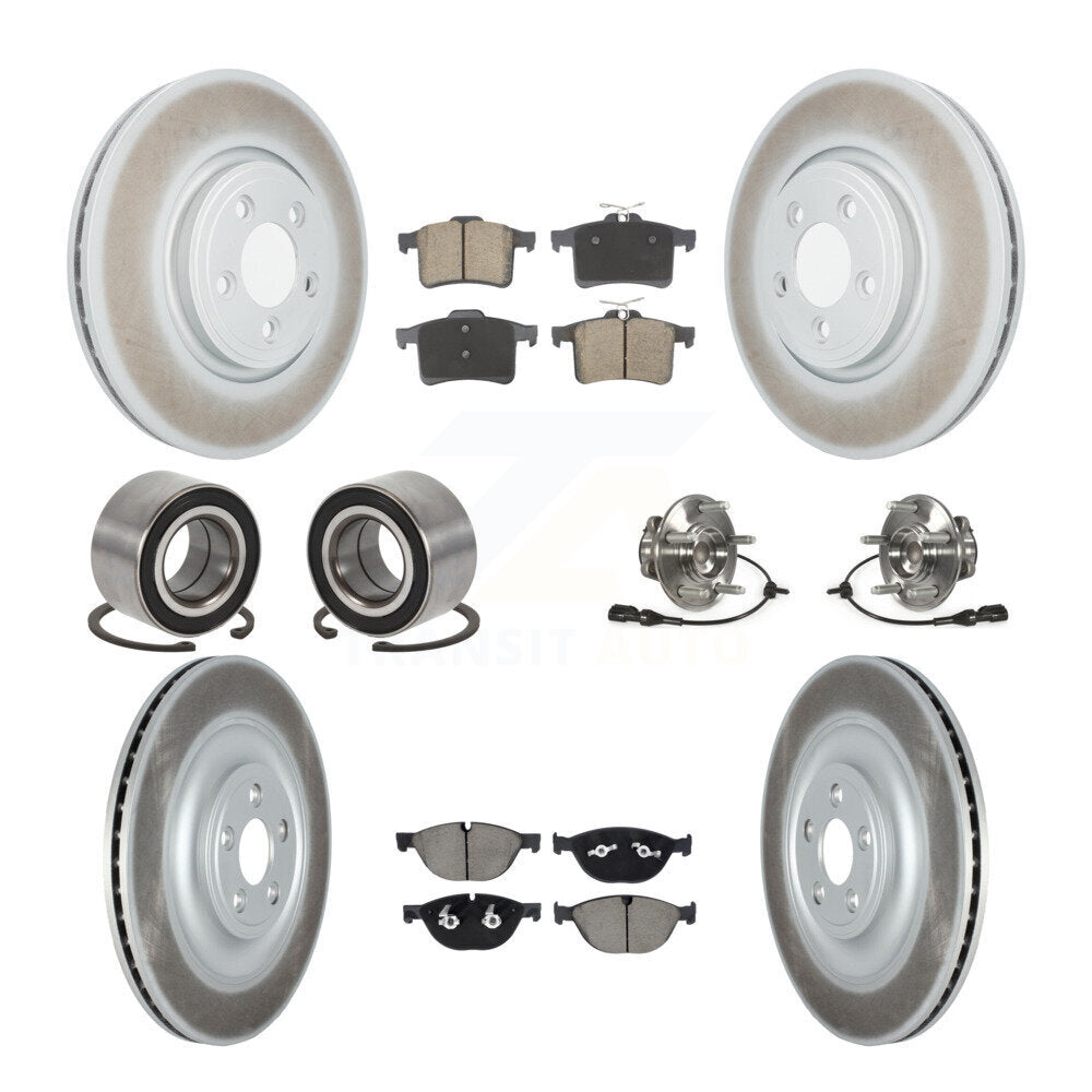Transit Auto KBB-128982 Wheel Bearing and Hub Assembly for 2010 Jaguar XF - Front and Rear product image