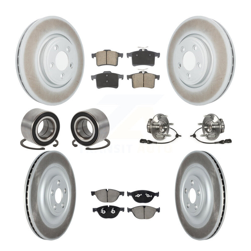 Transit Auto KBB-128982 Wheel Bearing and Hub Assembly for 2010 Jaguar XF - Front and Rear product image