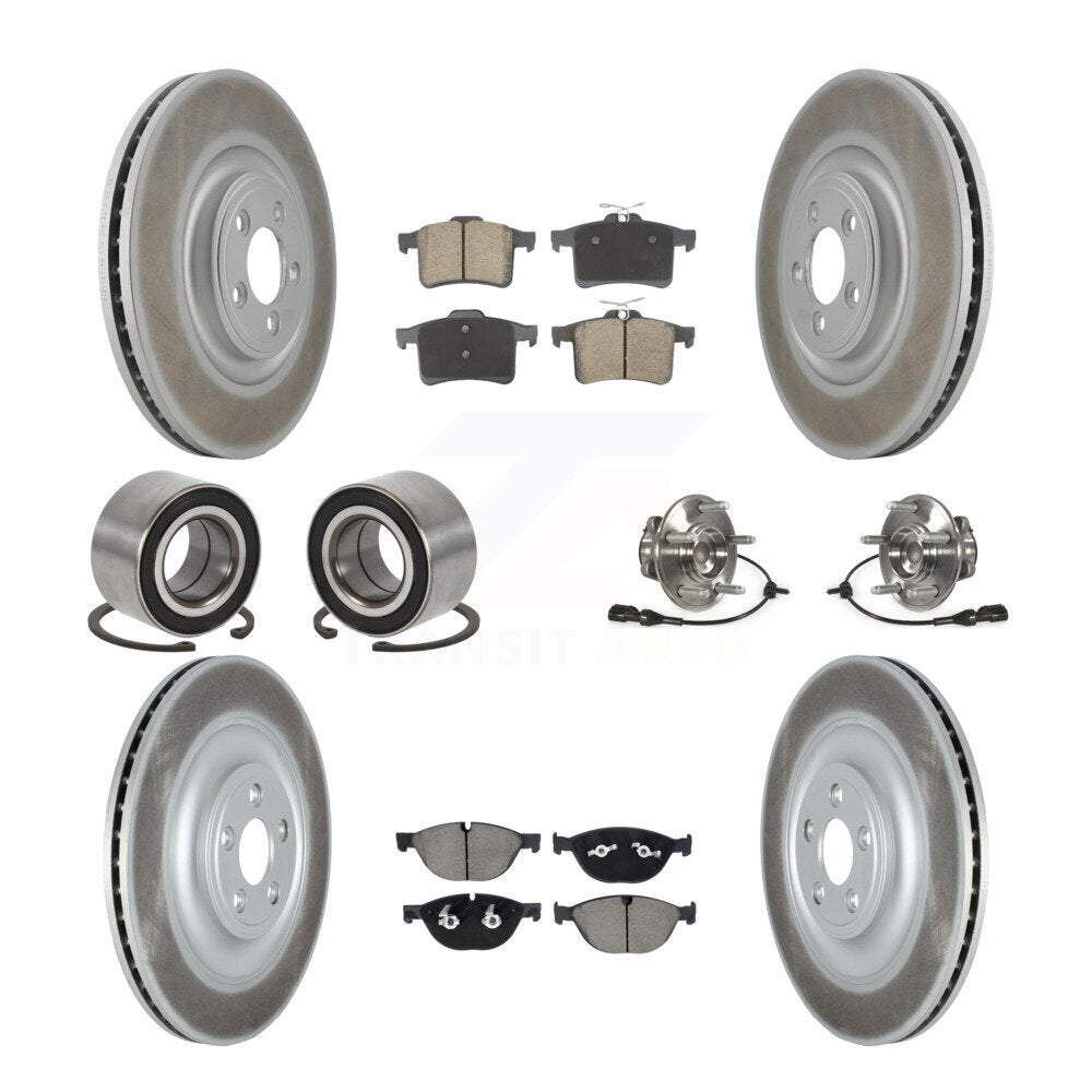 Transit Auto KBB-128983 Wheel Bearing and Hub Assembly for 2010 Jaguar XF - Front and Rear product image