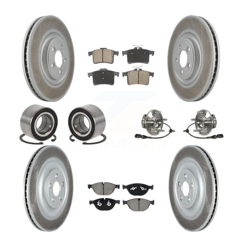 Transit Auto KBB-128983 Wheel Bearing and Hub Assembly for 2010 Jaguar XF - Front and Rear product image