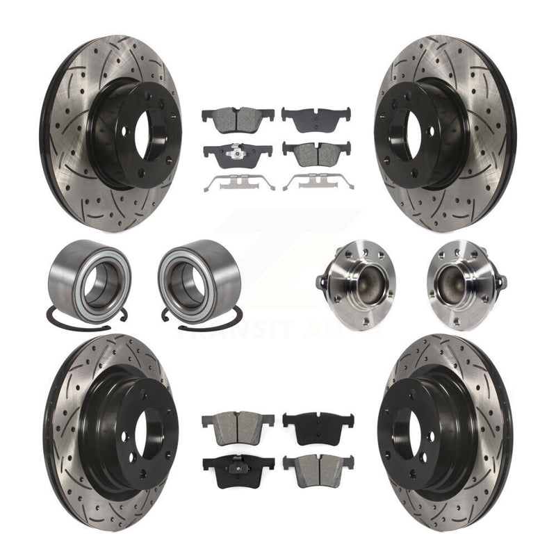 Transit Auto KBB-129049 Wheel Bearing and Hub Assembly for 2013-2018 BMW 328d, BMW 320i - Front and Rear product image