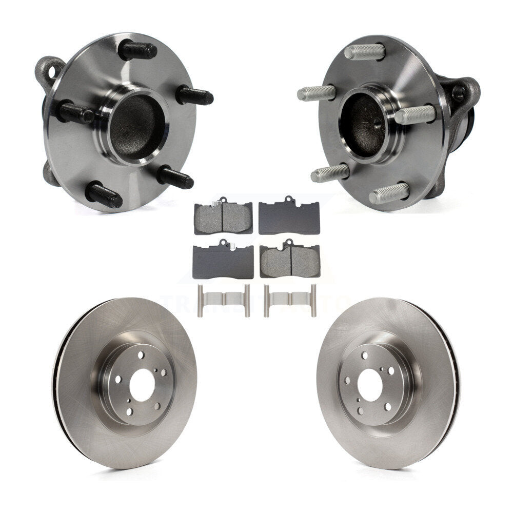 Transit Auto KBB-129070 Wheel Bearing and Hub Assembly for 2009-2015 Lexus IS350, Lexus GS350, Lexus GS450h & more - Front product image