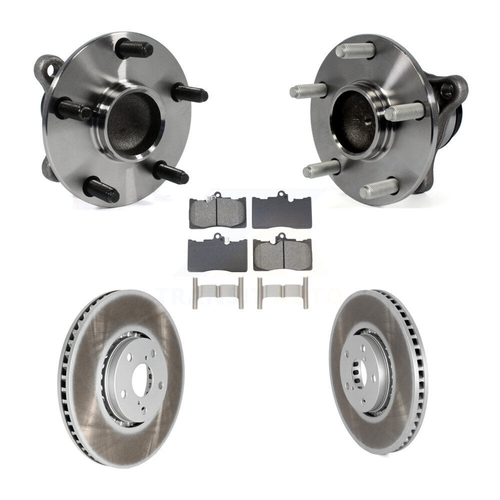 Transit Auto KBB-129077 Wheel Bearing and Hub Assembly for 2006-2013 Lexus IS350, Lexus GS350, Lexus GS450h & more - Front product image