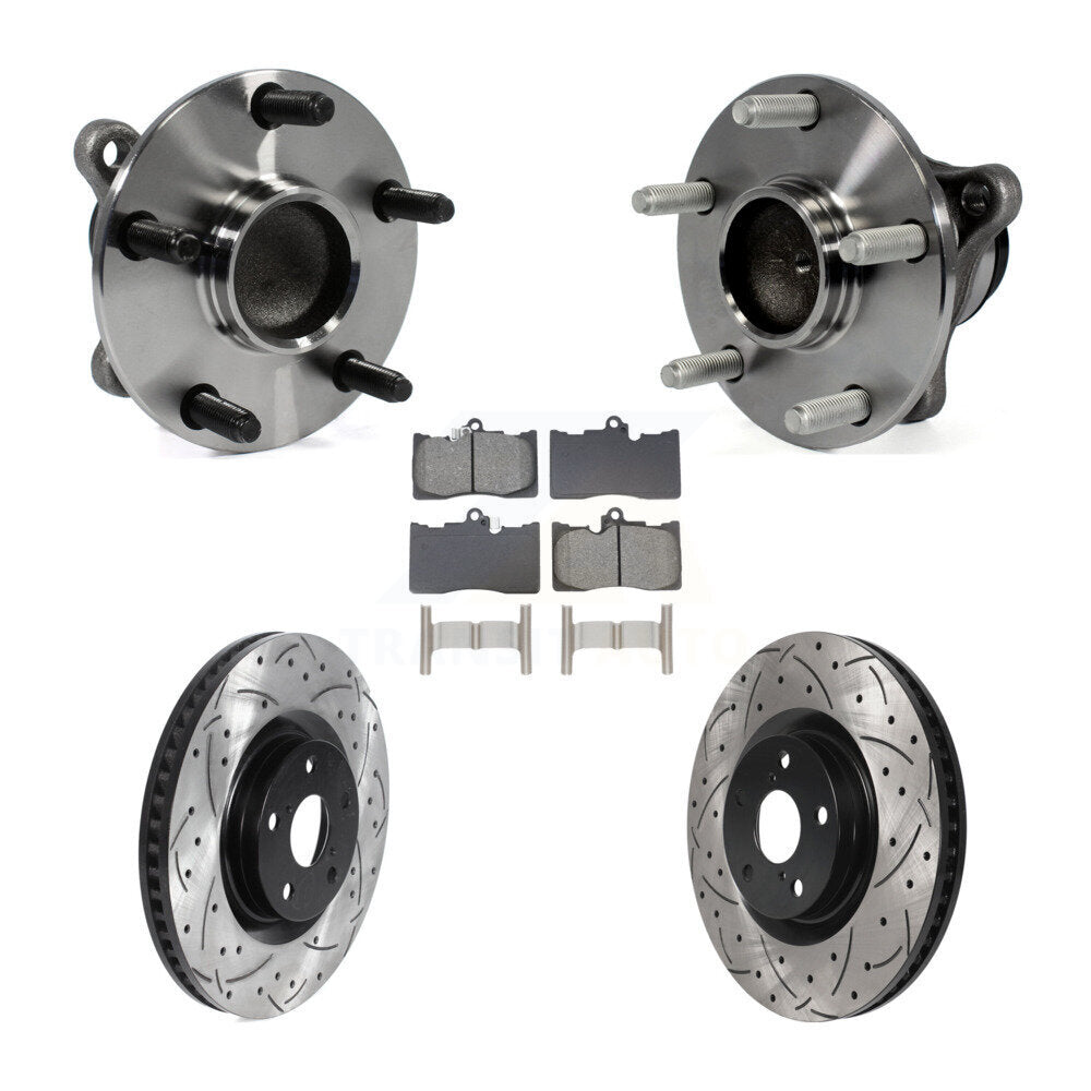 Transit Auto KBB-129093 Wheel Bearing and Hub Assembly for 2009-2015 Lexus IS350, Lexus GS350, Lexus GS450h & more - Front product image