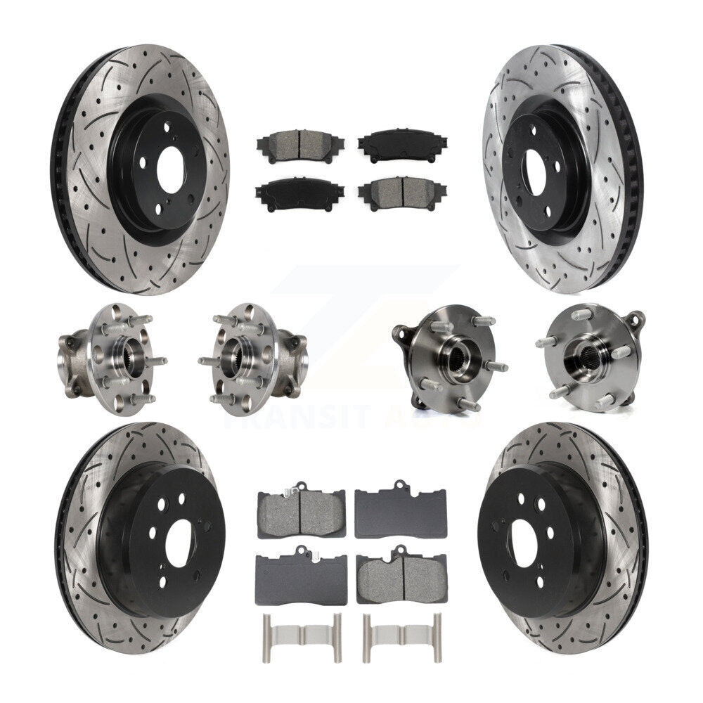 Transit Auto KBB-129096 Wheel Bearing and Hub Assembly for 2013-2020 Lexus IS300, Lexus RC300, Lexus GS350 & more - Front and Rear product image