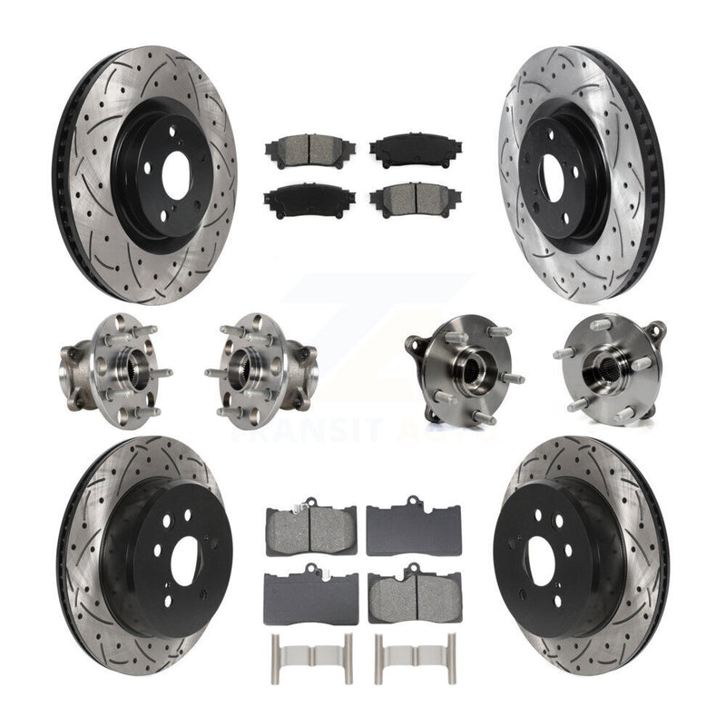 Transit Auto KBB-129096 Wheel Bearing and Hub Assembly for 2013-2020 Lexus IS300, Lexus RC300, Lexus GS350 & more - Front and Rear product image