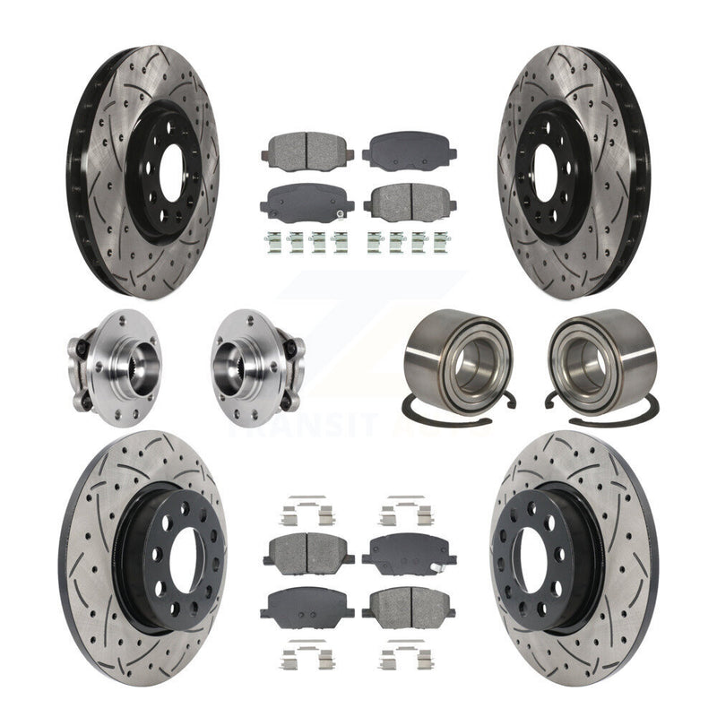 Transit Auto KBB-129272 Wheel Bearing for 2016-2018 Fiat 500X - Front and Rear product image