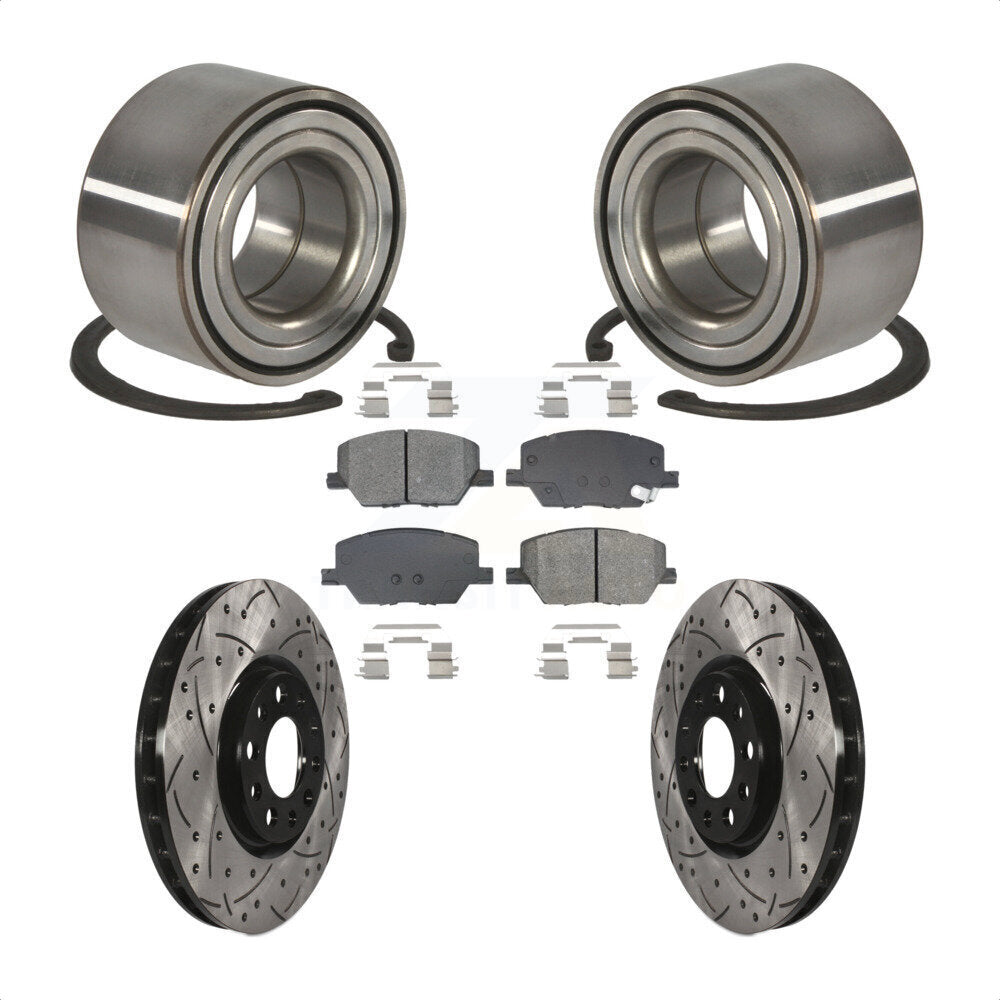 Transit Auto KBB-129291 Wheel Bearing for 2016-2018 Fiat 500X - Front product image