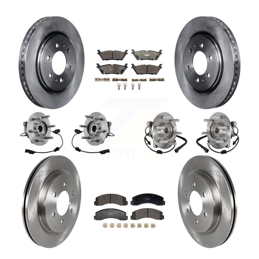 Transit Auto KBB-129340 Wheel Bearing and Hub Assembly for 2018-2021 Ford Expedition, Lincoln Navigator - Front and Rear product image