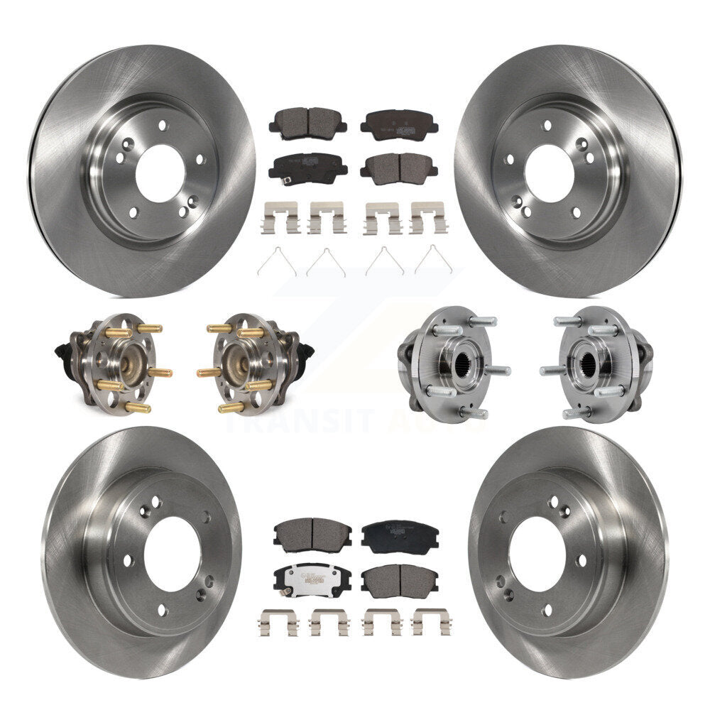 Transit Auto KBB-129343 Wheel Bearing and Hub Assembly for 2017-2019 Kia Soul - Front and Rear product image