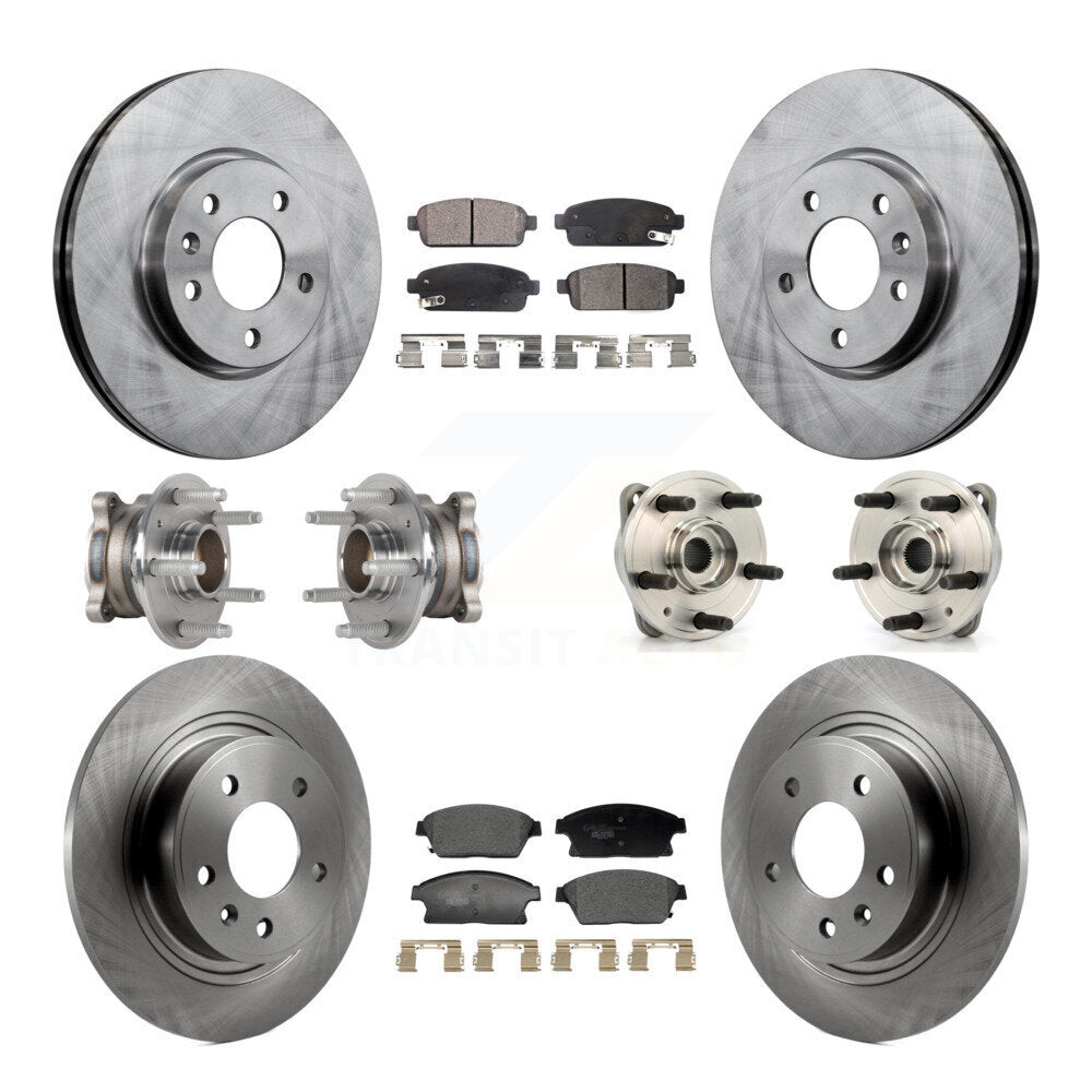 Transit Auto KBB-129345 Wheel Bearing and Hub Assembly for 2014-2015 Chevrolet Cruze - Front and Rear product image