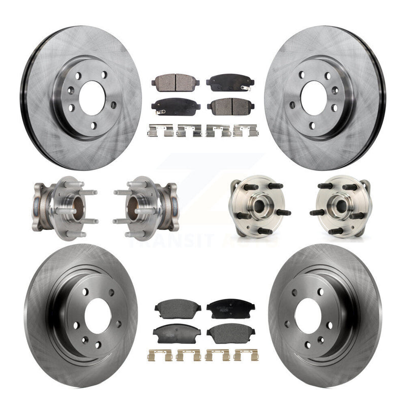 Transit Auto KBB-129345 Wheel Bearing and Hub Assembly for 2014-2015 Chevrolet Cruze - Front and Rear product image