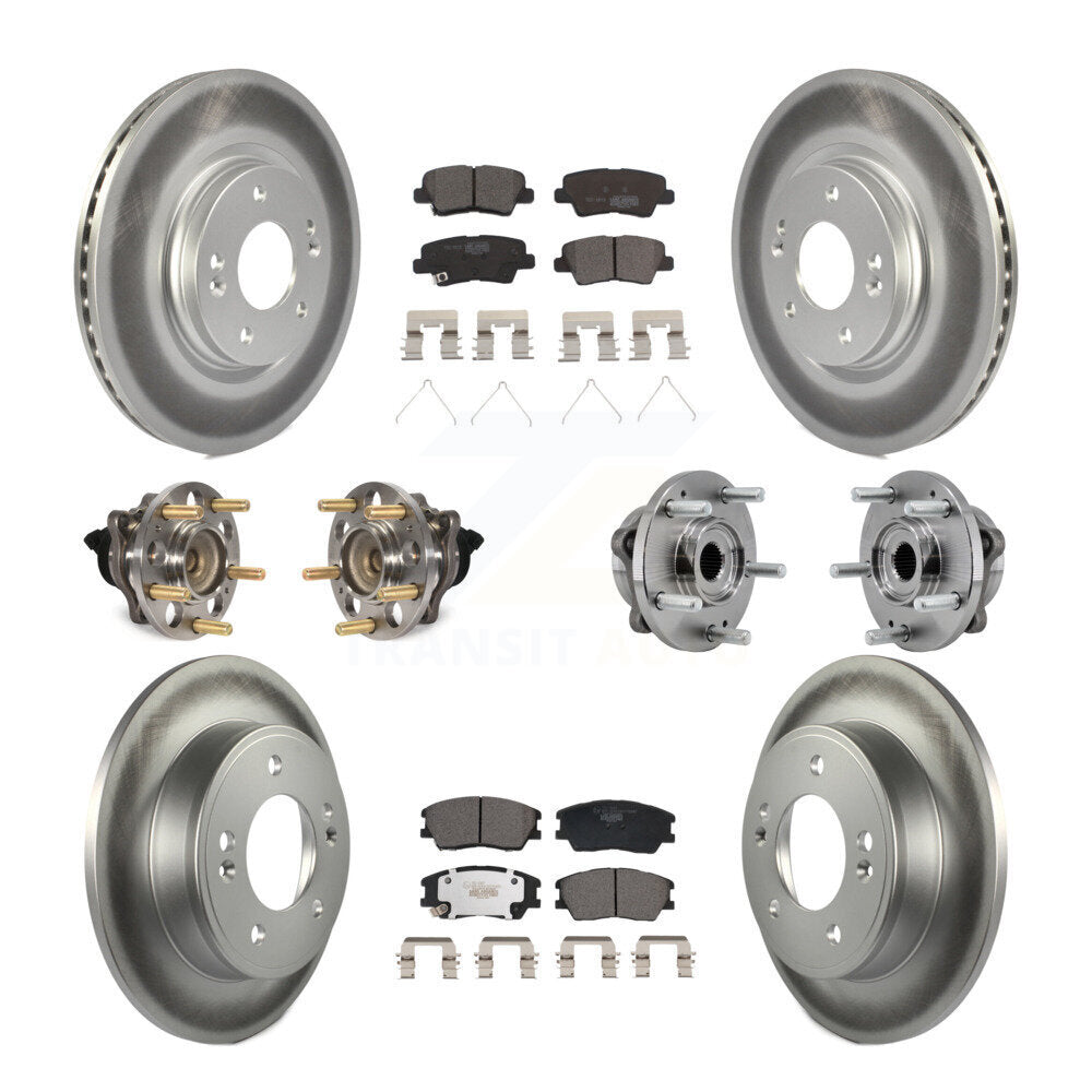 Transit Auto KBB-129355 Wheel Bearing and Hub Assembly for 2017-2019 Kia Soul - Front and Rear product image