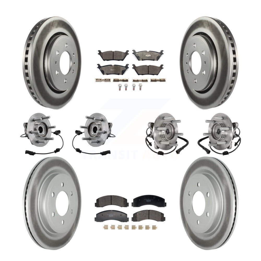 Transit Auto KBB-129360 Wheel Bearing and Hub Assembly for 2018-2021 Ford Expedition, Lincoln Navigator - Front and Rear product image