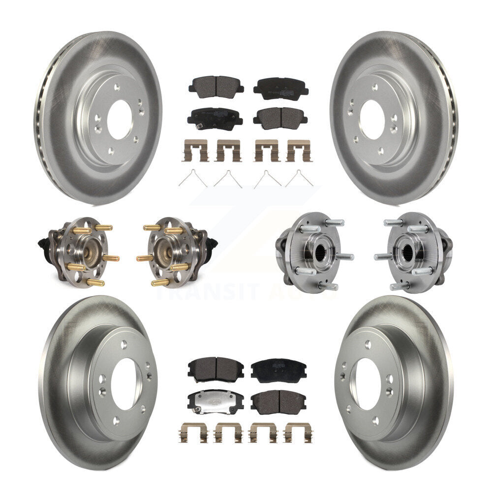 Transit Auto KBB-129411 Wheel Bearing and Hub Assembly for 2017-2019 Kia Soul - Front and Rear product image