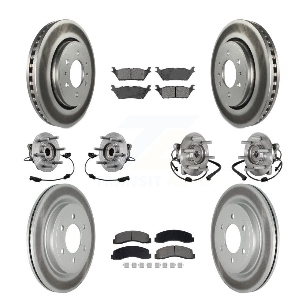 Transit Auto KBB-129498 Wheel Bearing and Hub Assembly for 2018-2021 Ford Expedition, Lincoln Navigator - Front and Rear product image
